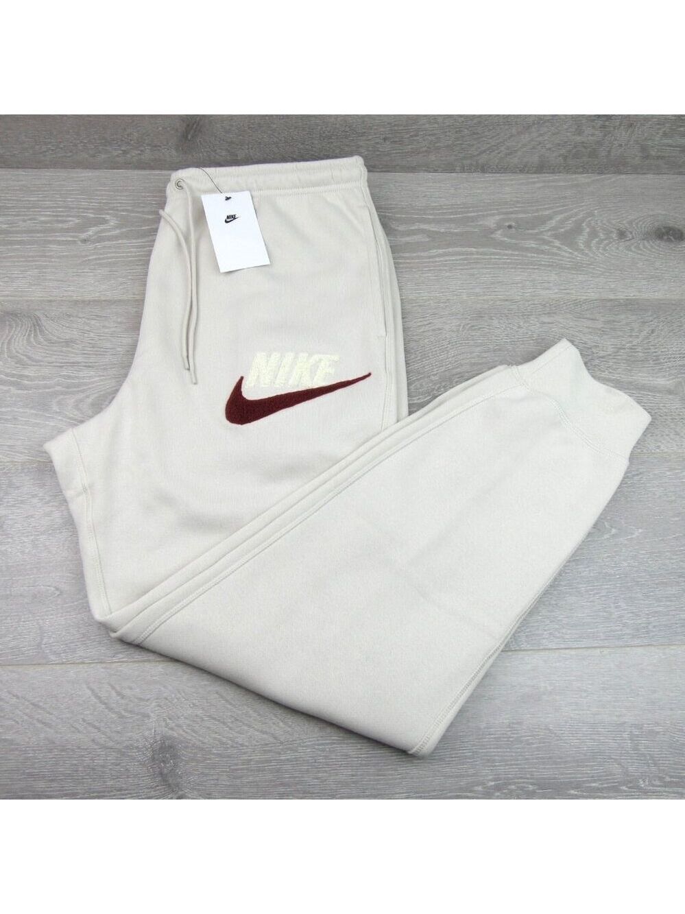 Nike Club Fleece Jogger Pants Men's Size Large Light Orewood Brown NEW - Picture 2 of 15